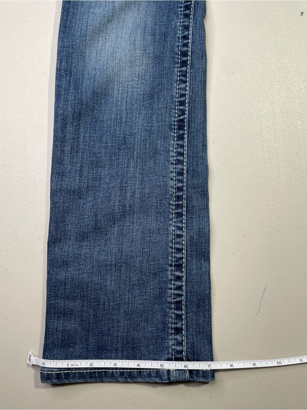 Ariat Women's 26S R.E.A.L. Straight Icon Jeans "Rainstorm" Wash VGUC - Picture 8 of 10